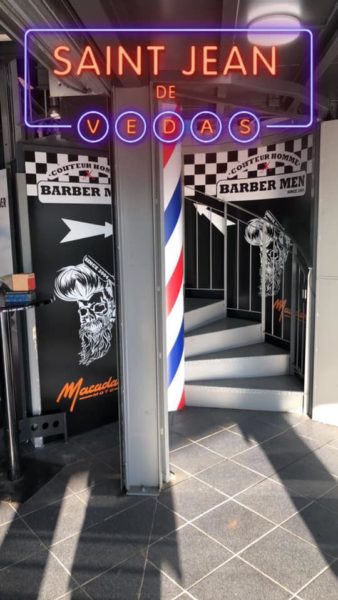 escalier intérieur barber men